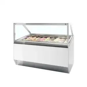 Vitrine expositora para gelados com display ventilado  MILLENNIUM ST18