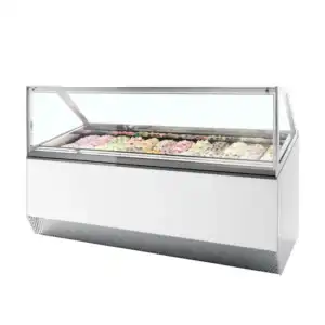 Vitrine expositora para gelados com display ventilado  MILLENNIUM ST24