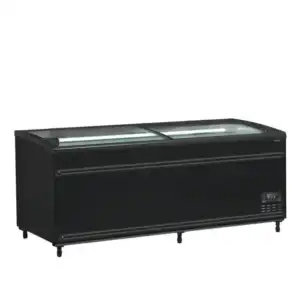 Ilha de supermercado Bitemperatura cor preta  SFI185B-CF VS