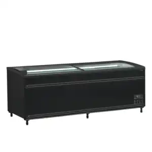 Ilha de supermercado Bitemperatura, cor preta  SFI210B-CF VS