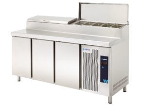 Mesa Refrigerada Saladete  Pizaria Mpge2-180-i Hc Gn1/3