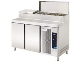 Mesa Refrigerada Saladete  Pizaria Mpge2-135-i Hc Gn1/3