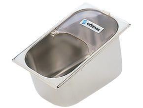 Recipiente Gastronorm de Talheres com Tampa 1/4, GN 1/4, (H)115/155 mm