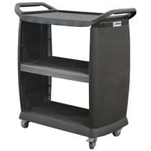 Carrinho de serviço e coleta aberto em ambos os lados