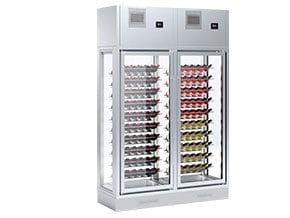 Garrafeira/ Cave Vinhos Enolux, De 2600 Mm De Altura
, De 2 Portas E 2 Temperaltura
S, De Configuração Central -Wi-2c-gre-26 Tr Hc