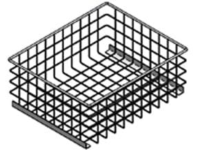 Cesto Inferior 450 x 187 x 192mm - CIA451
