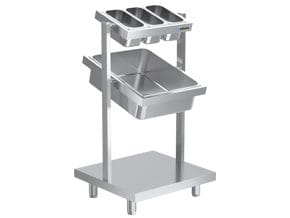 Distribuidor de Pão e Talheres com Prateleira - SSTPC