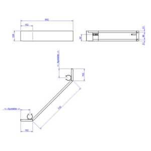 Rodapés para Móveis de Self-Service -  Ângulo Exterior 90º