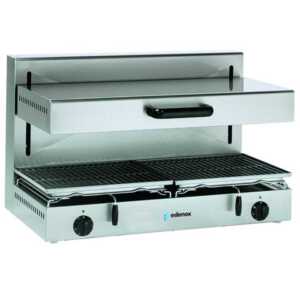 Salamandra eléctrica com tecto móvel, 6kW, 400V