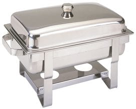 Chaffing Dish Aquecimento Banho-Maria (álcool gelificado) Tampa Removível - CHD