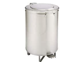 Balde de Resíduos Inox 105L Pedal