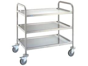 Carro de Serviço com 3 níveis, 900 x 600 x 975mm - CE-853