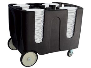 Carrinho para Transporte de Pratos, 6 divisórias