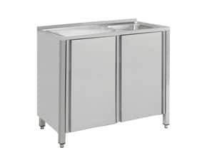 Armário com 2 portas e escorredor na esquerda 1200 x 700mm - FCP-127/11-I