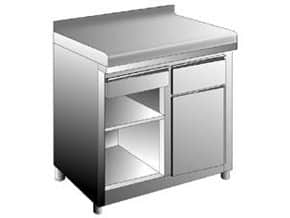 Mesa com 1 gaveta 1000 x 600 x 1045mm - MAC-1060-O