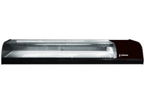 Vitrinas Refrigeradas Para Tapas E Pizzas Exas-6 Hc Inc Curvo Negro 230v 1n 50hz